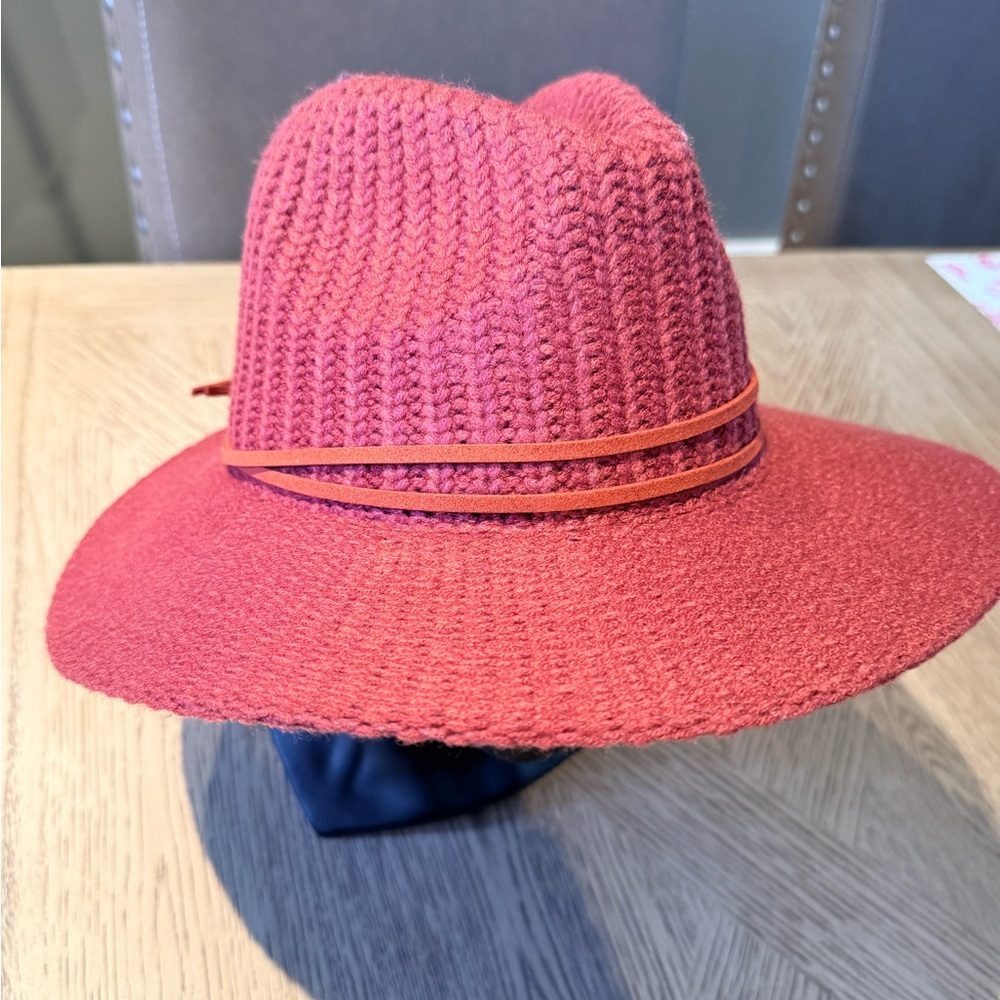 Melrose and Market knit panama-style hat With double-cord accent